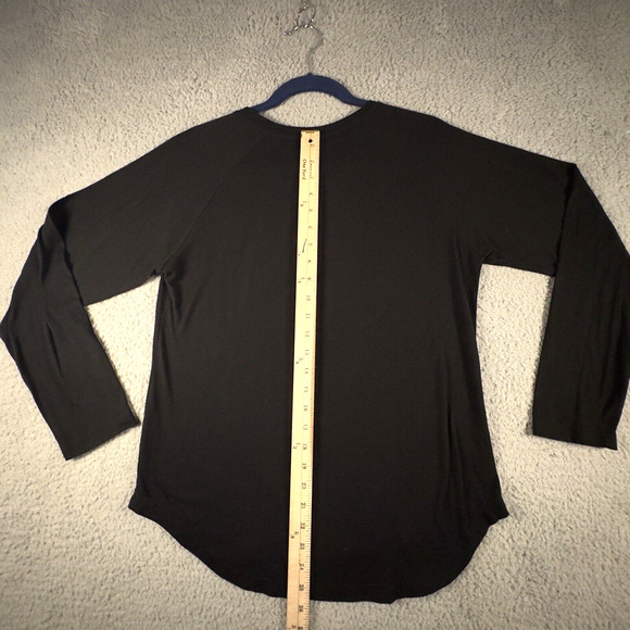 Stronger Together Womens Long Sleeve T Shirt Large Black Pink Ribbon - Picture 5 of 11